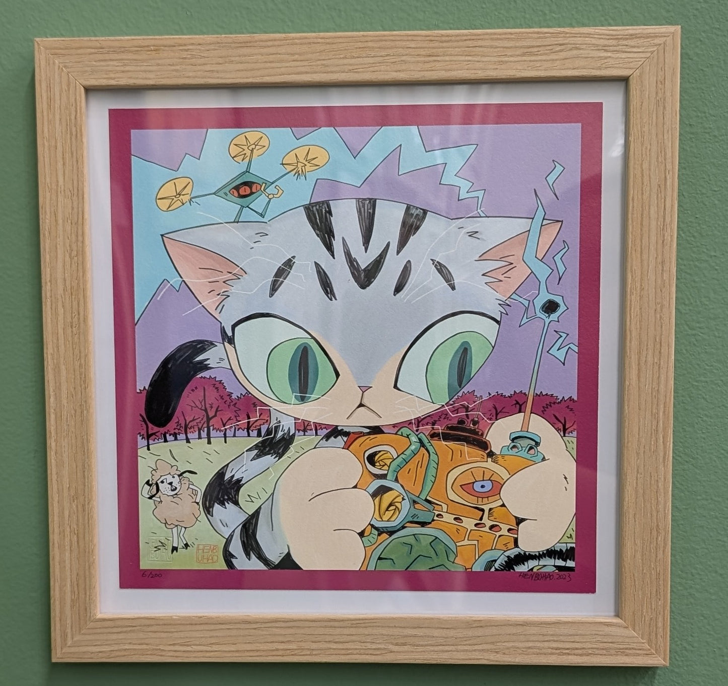 HENBUHAO Framed Print Series