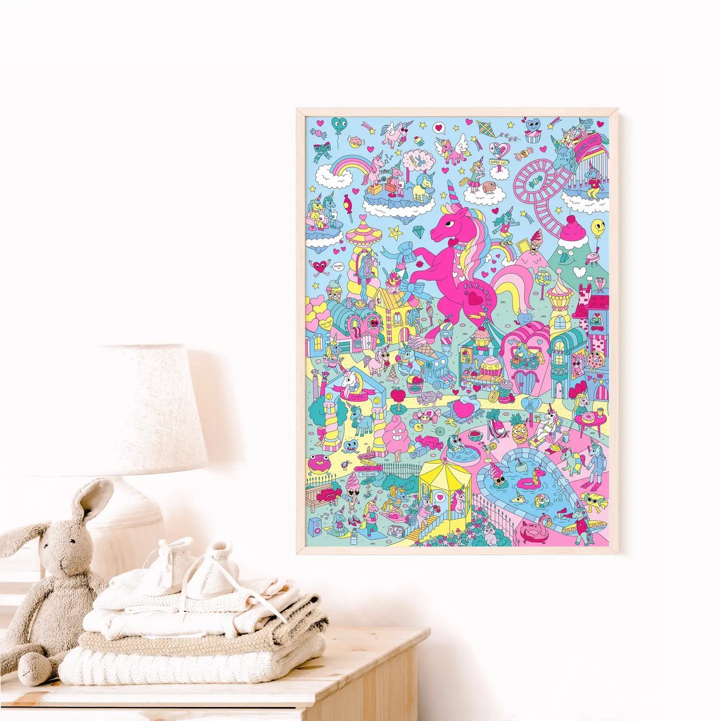 OMY Unicorn - Sticker Poster