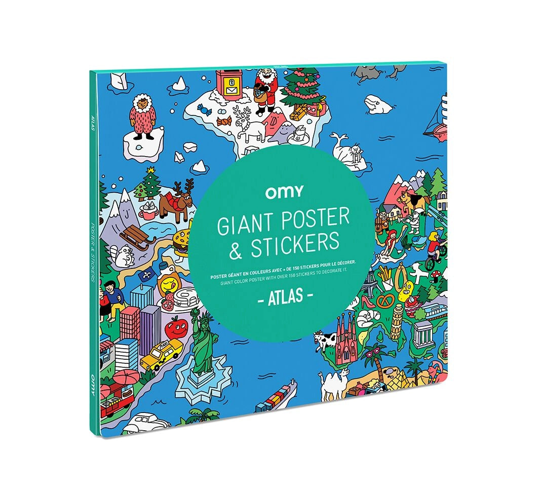OMY Atlas Poster and Sticker