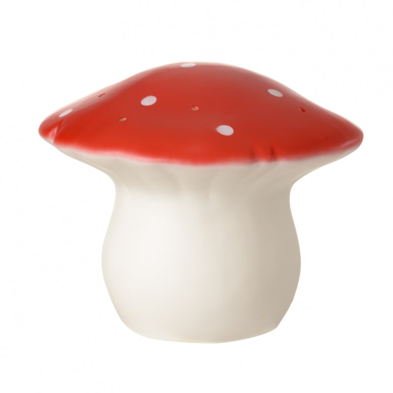 Medium Mushroom Lamp- Red