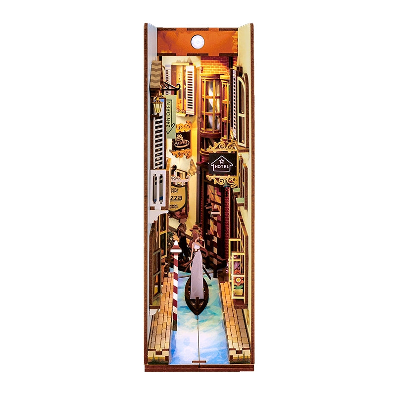 Diy Miniature House Book Nook Kit: Travel in Venice