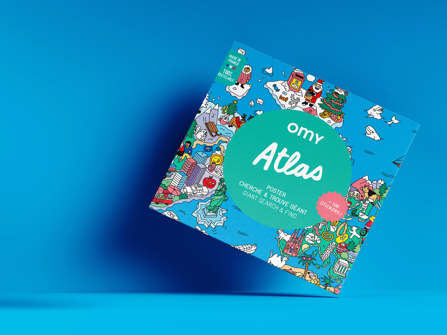 OMY Atlas Poster and Sticker