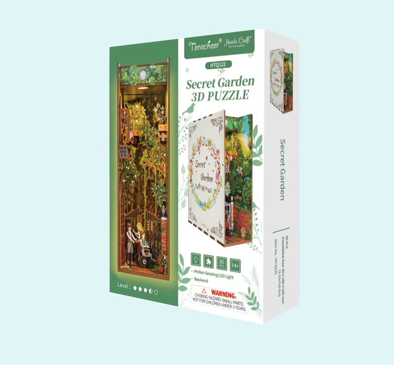 Diy Miniature House Book Nook Kit: Secret Garden