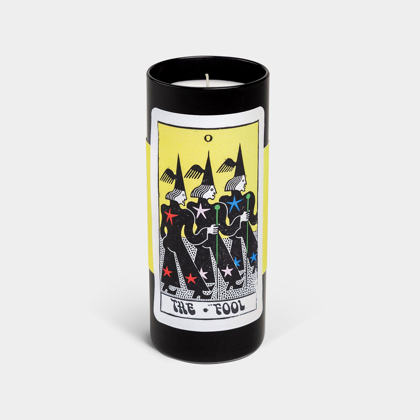 Tarot the Fool Candle - 6" Tall & 60 Hr Burn, Mint & Citrus