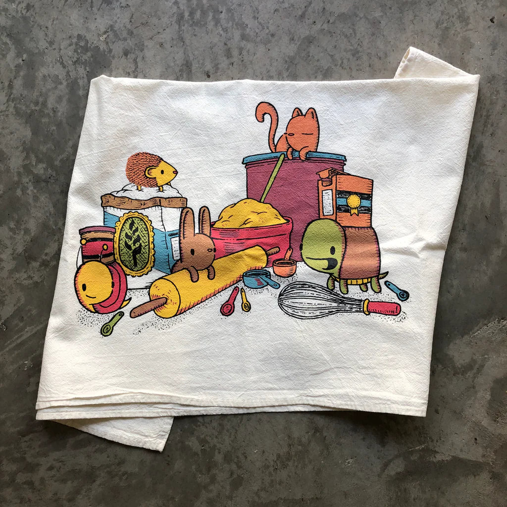 Everyday Balloons Flour Sack Tea Towel