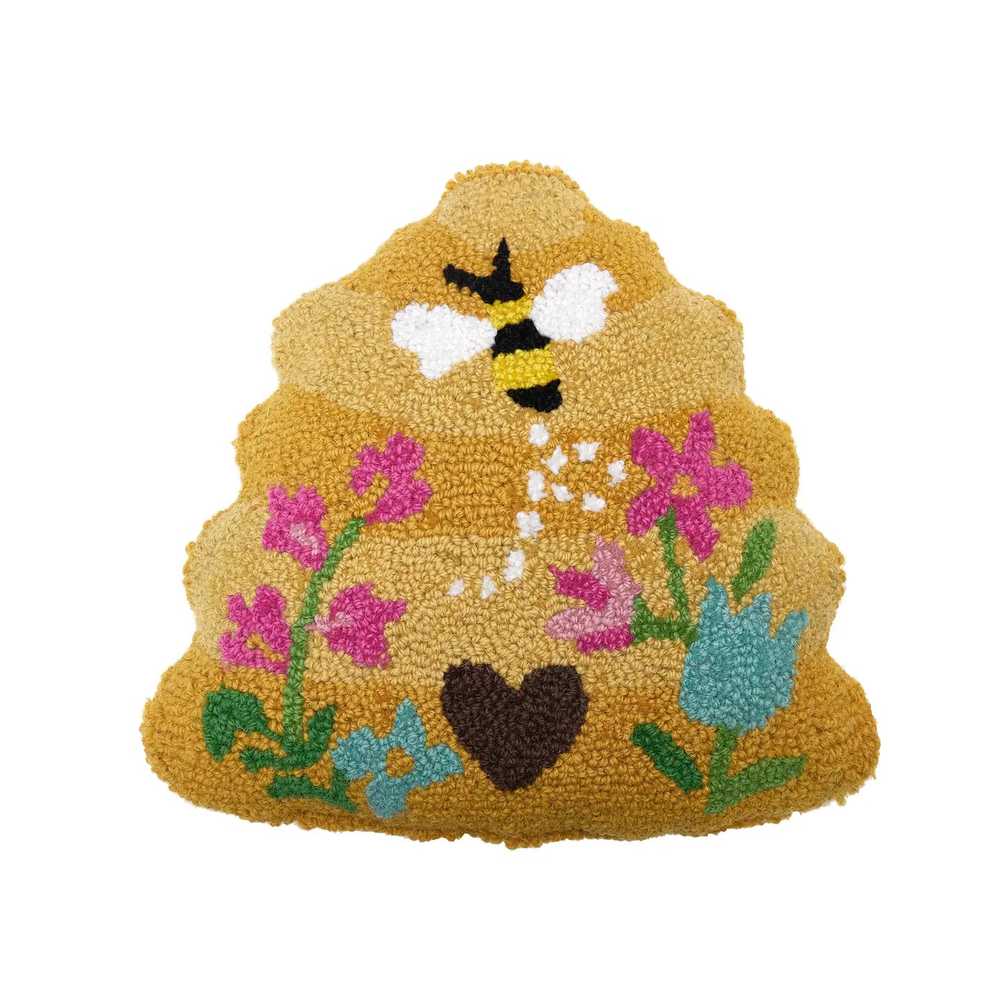 Shaped Bee Skep Pillow