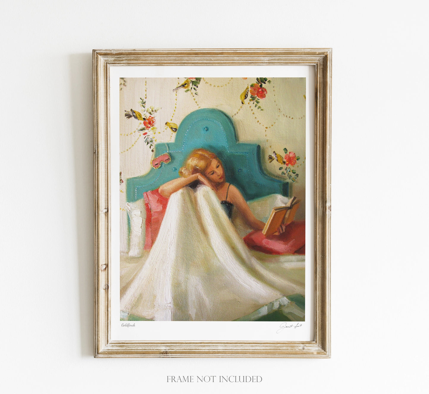 Goldfinch Open Edition Print by Janet Hill