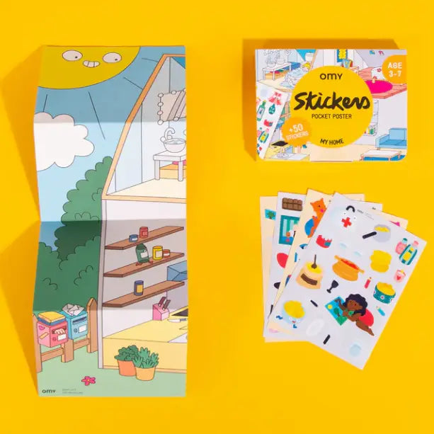 OMY Sticker Decor Pocket - My Home