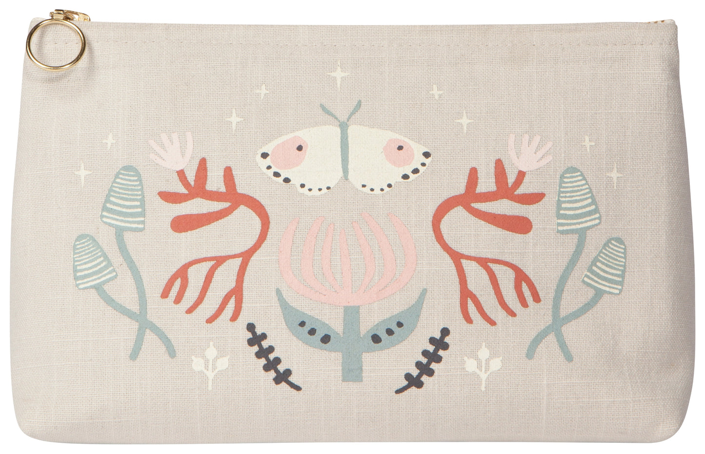 Far and Away Cotton Cosmetic Bag Small