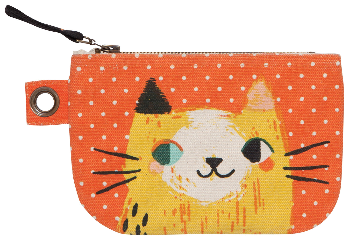 Meow Meow Cats Small Cotton Zipper Pouch