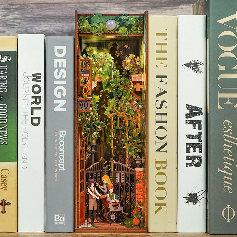 Diy Miniature House Book Nook Kit: Secret Garden