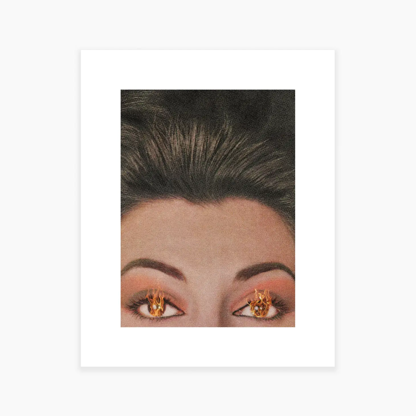 A Fire in Her Eyes, Open Edition Art Print by Julia Walck