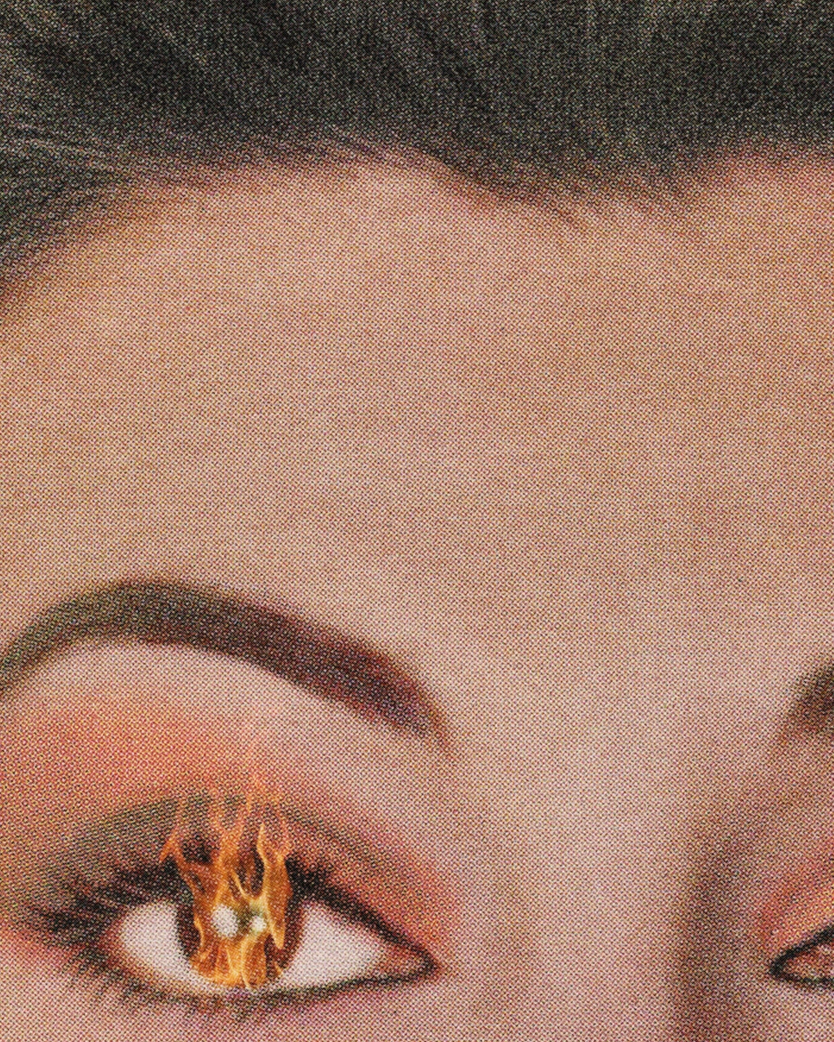 A Fire in Her Eyes, Open Edition Art Print by Julia Walck