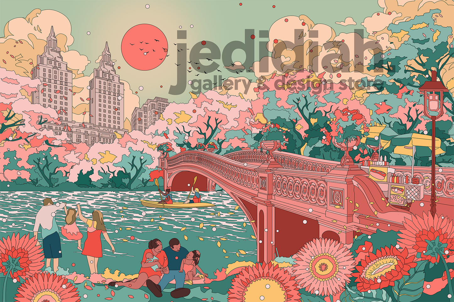 Mega Asellia: Bow Bridge in Central Park