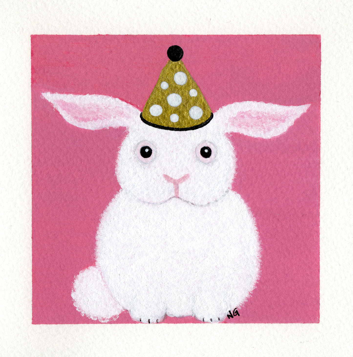 Nancy Green: Party Bunny Paintings #2 (framed)
