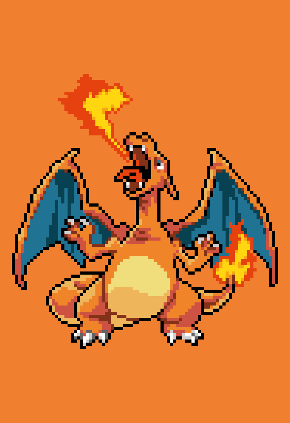 Charizard - Pokemon Print