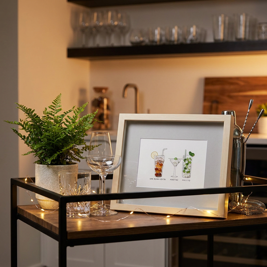 Cocktail crystal art