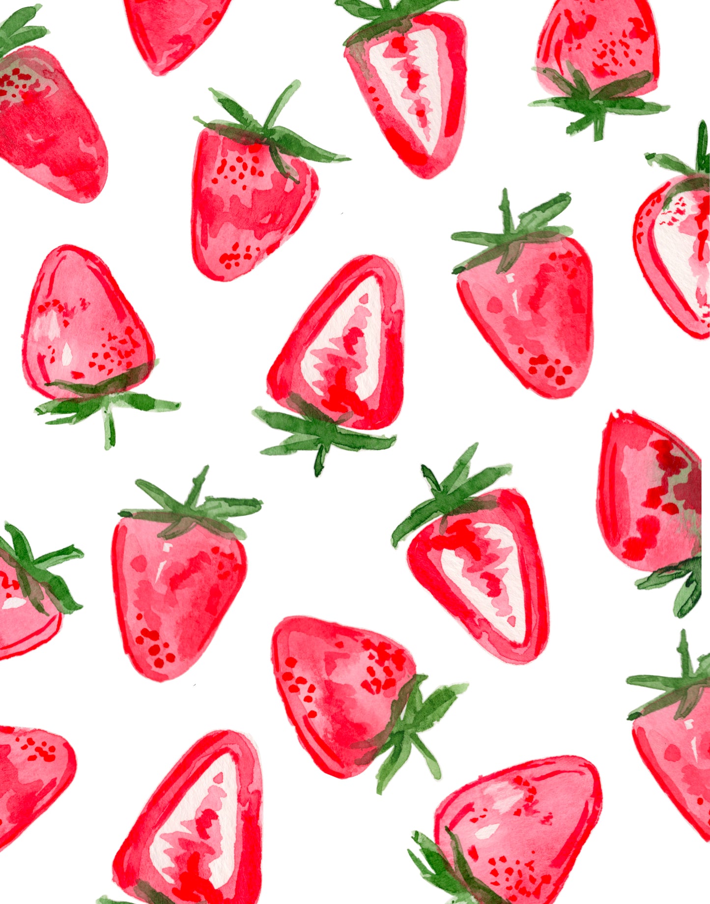 June G Paints: Strawberries