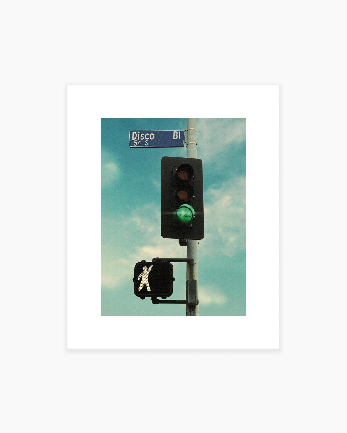 Disco Bl, Open Edition Print by Julia Walck