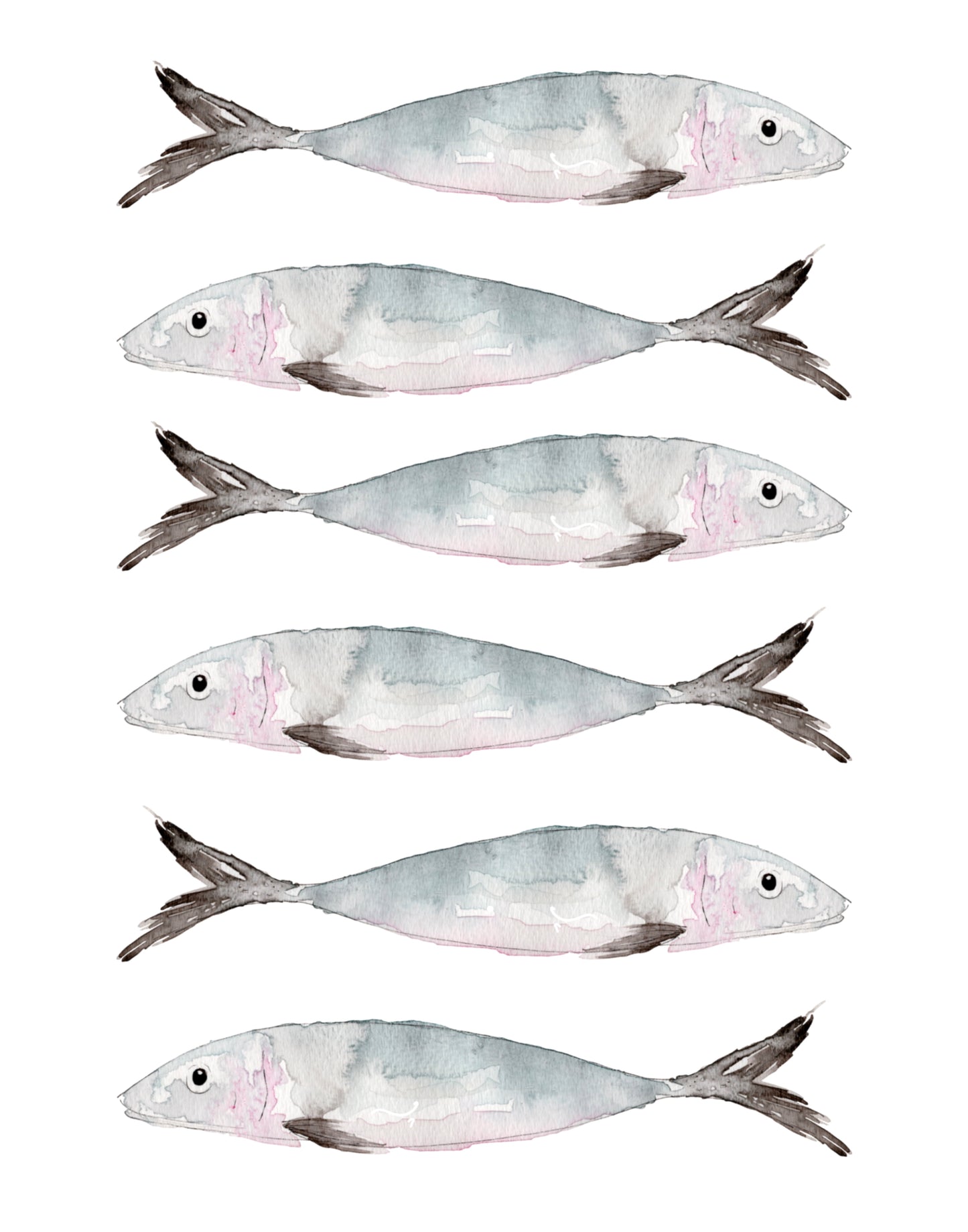 June G Paints: Stack of Fish
