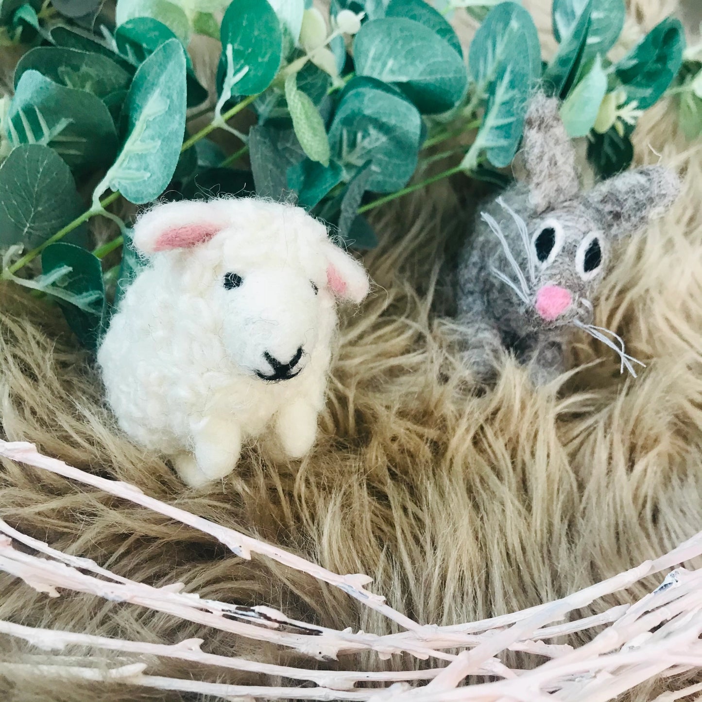 Handmade Felt Barbara the Sheep