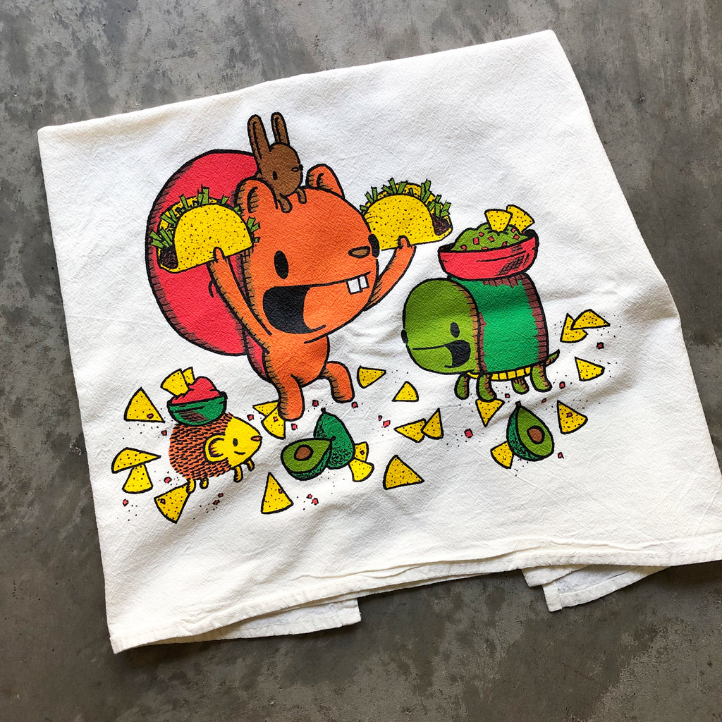 Everyday Balloons Flour Sack Tea Towel