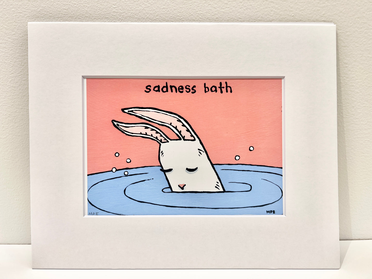 Sadness Rabbit, Open Edition Prints by Mary Engel