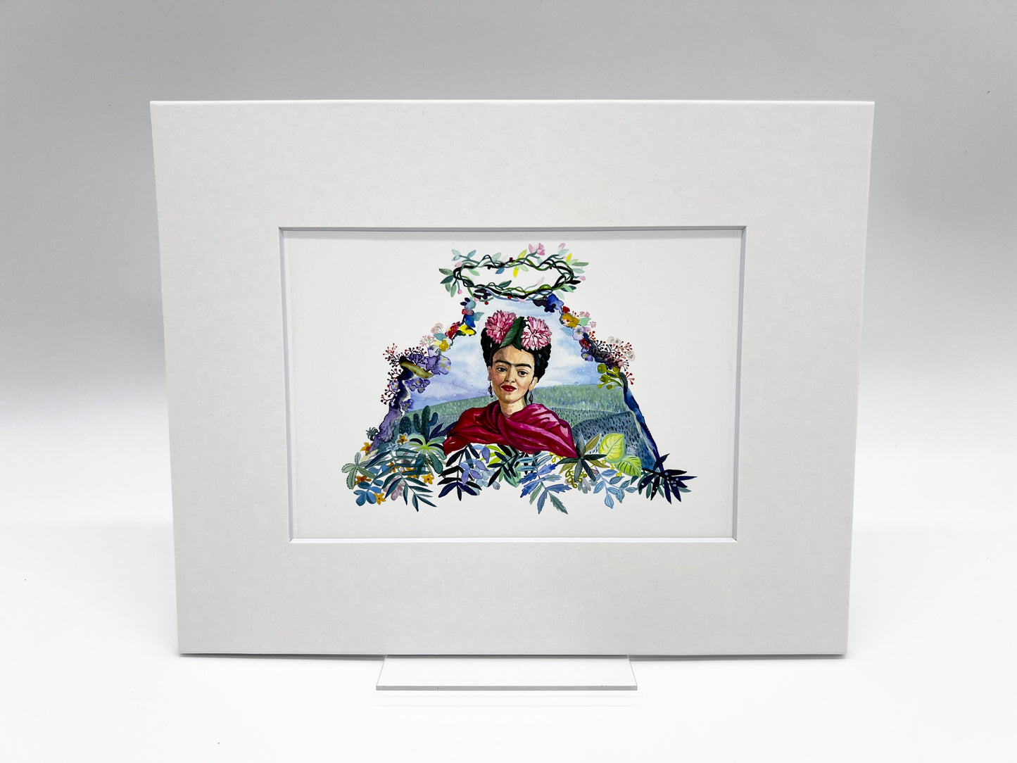 Love Me More Frida Kahlo, Open Edition Print by Tiantian Li