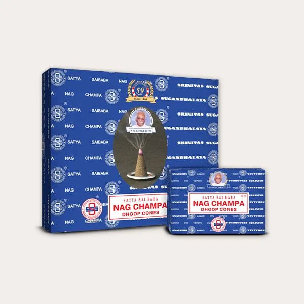 Incense Cone- Satya, Nag Champa