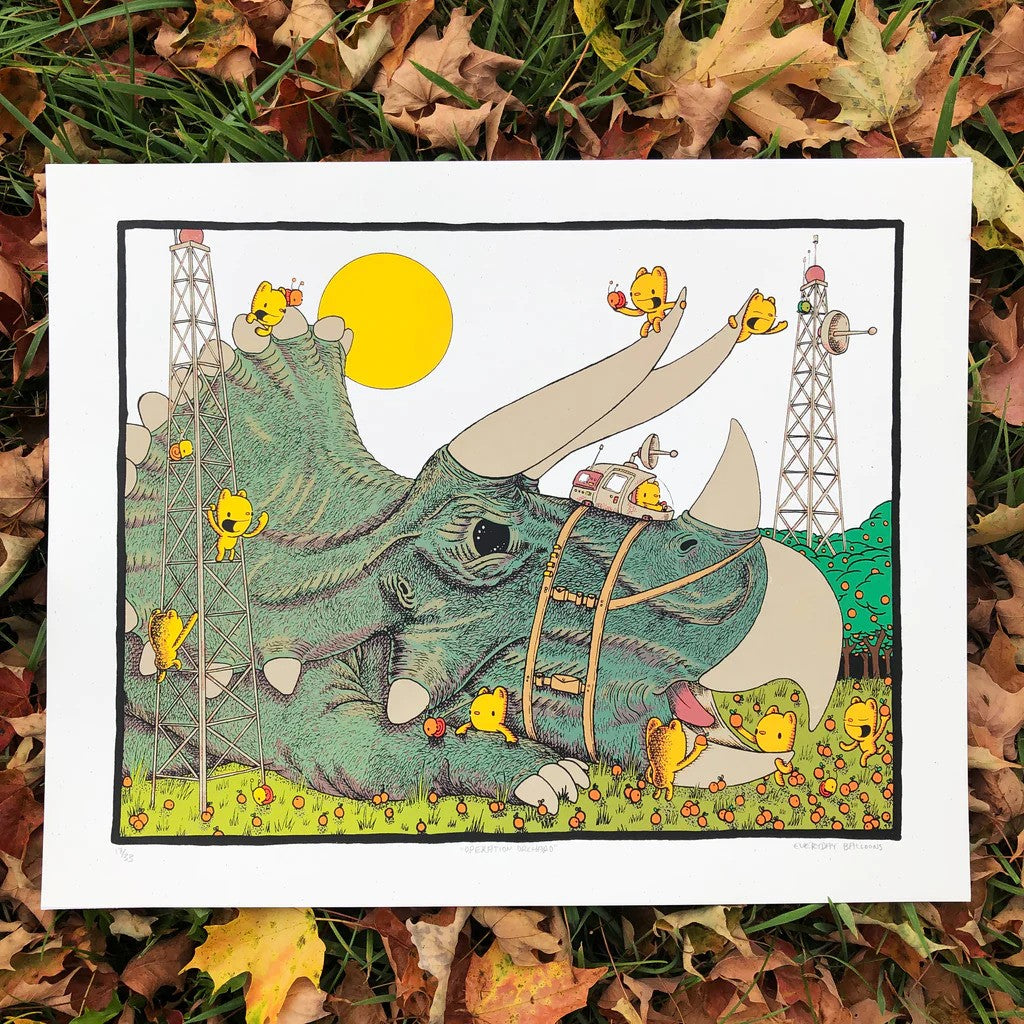 Operation Orchard, Screen Print by everyday balloons
