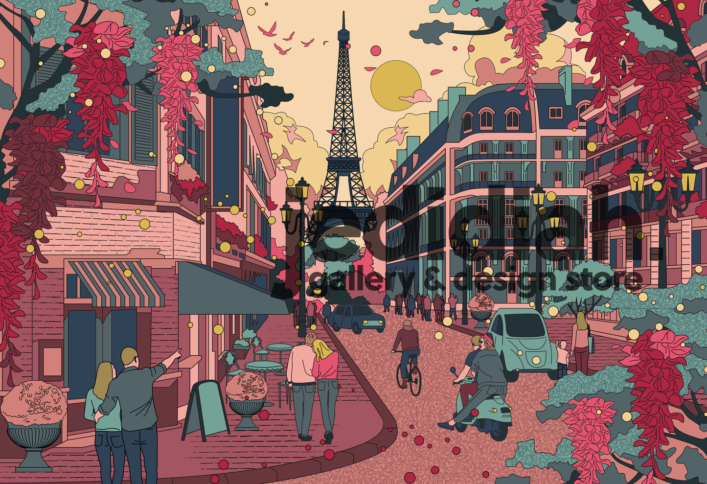 Paris Romance Print