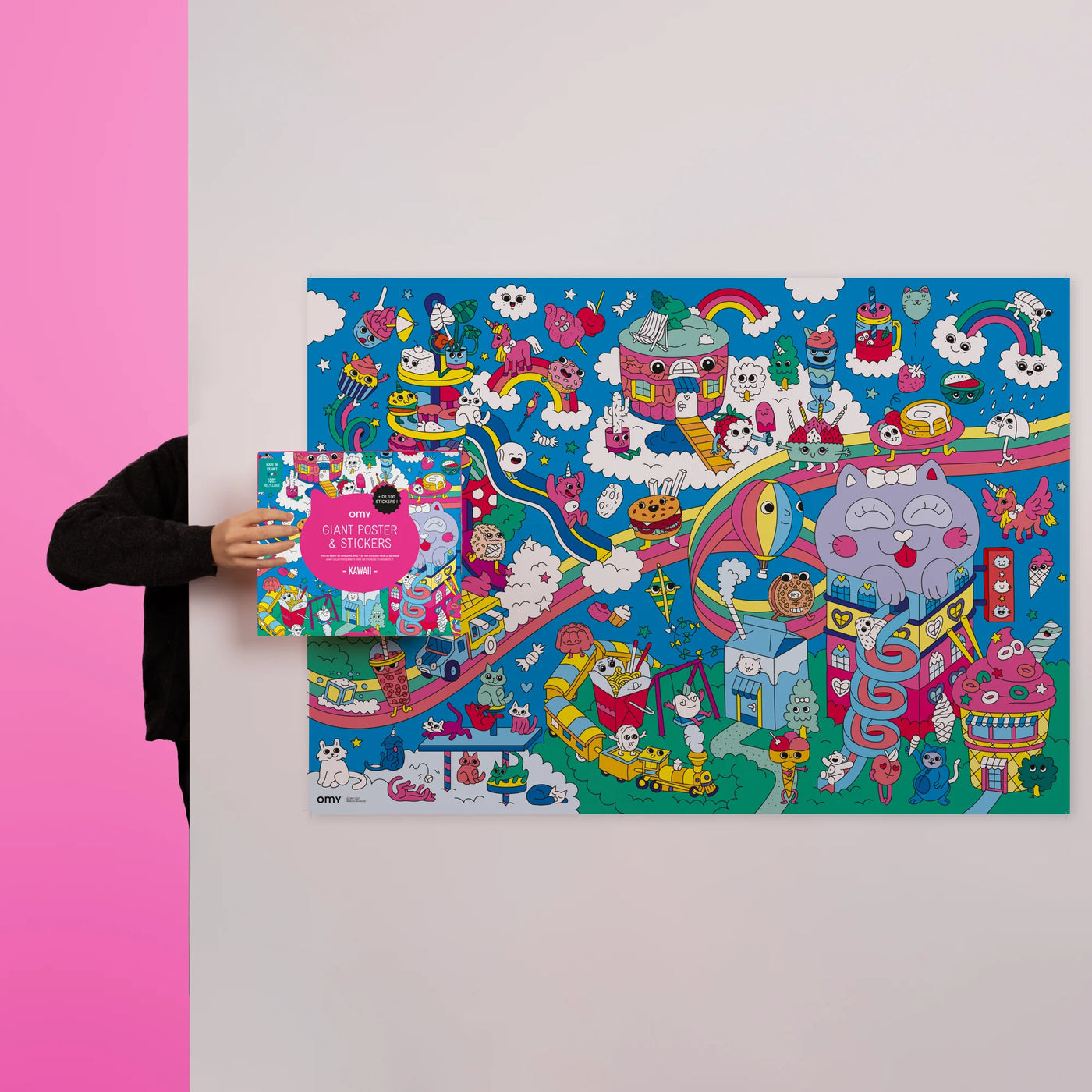 OMY Kawaii - Giant Sticker Poster