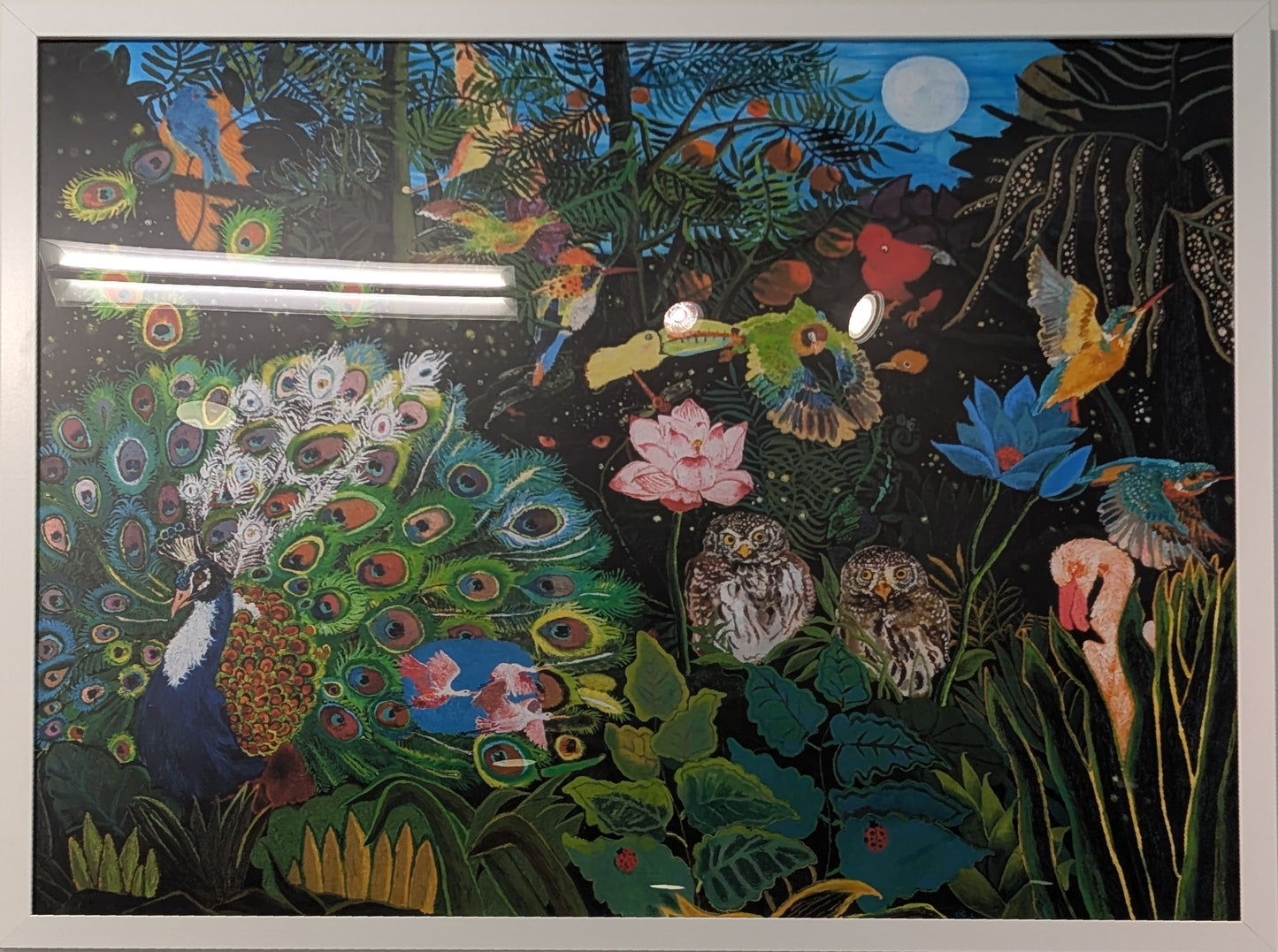 Rousseau's Garden Print: Peacock