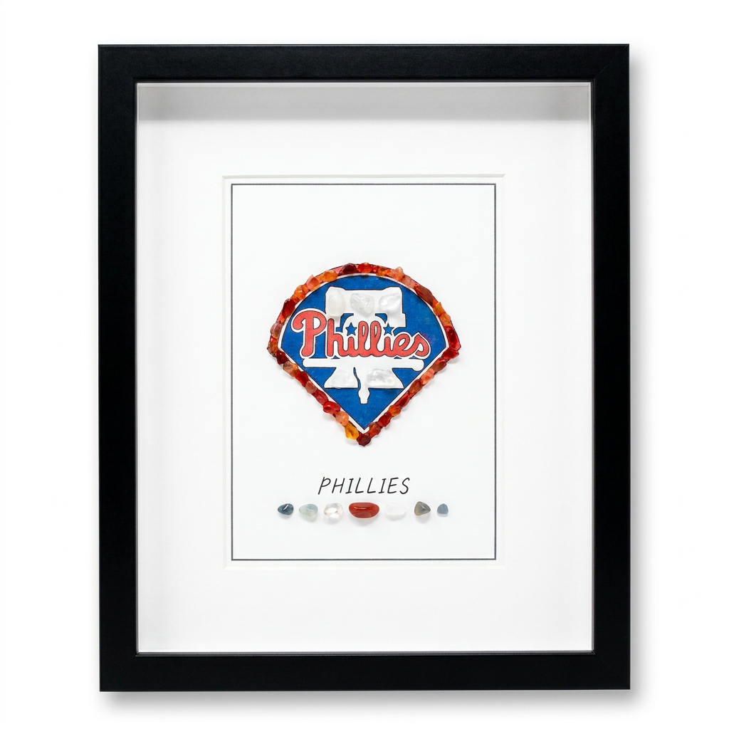 Philadelphia Themed Crystal Art 10"x8"