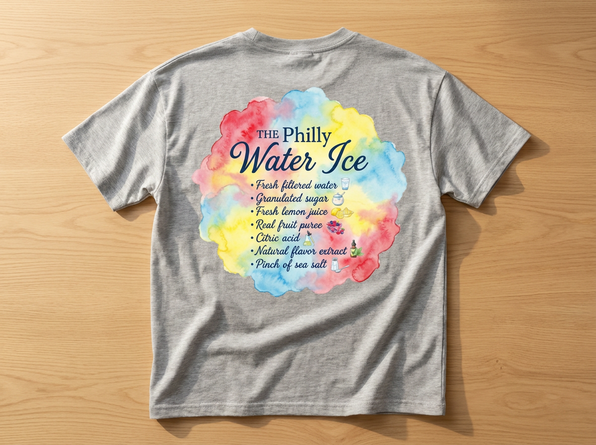 Philly Water Ice T-Shirt | Philadelphia Graphic Tee | Summer Gift