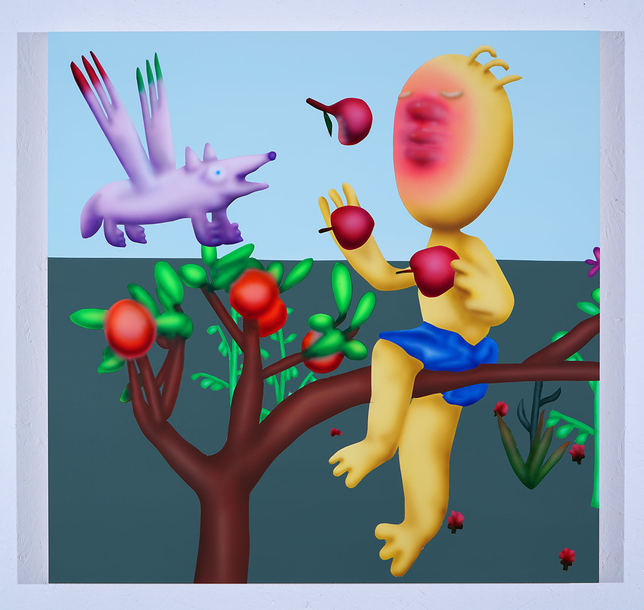 Behind The Walls: Piri the Dreamer and Flying Coyote in the Garden #9