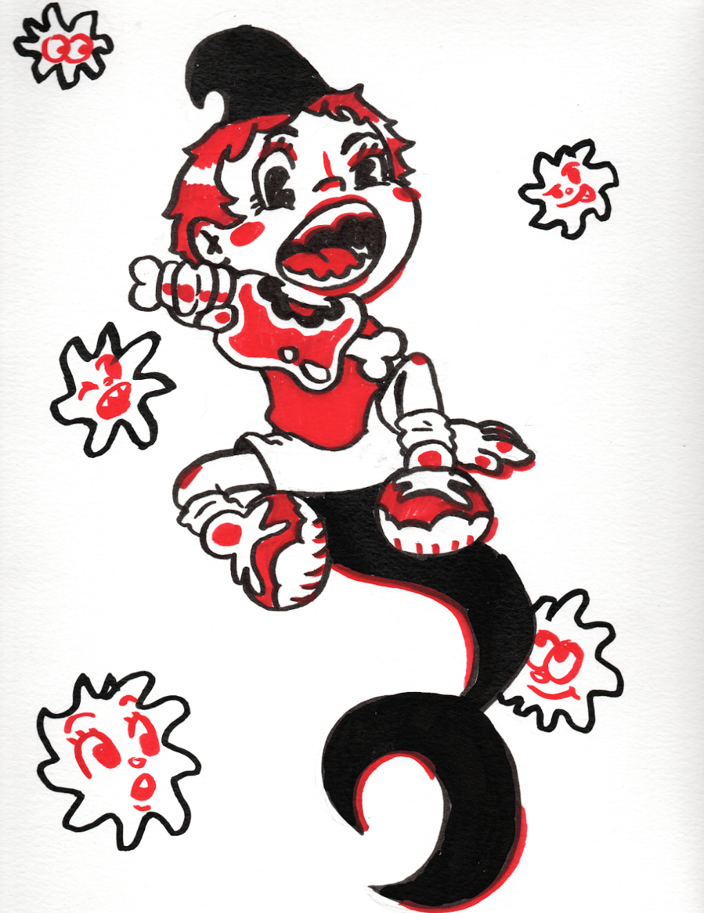 Drowning by Dat Show Prints