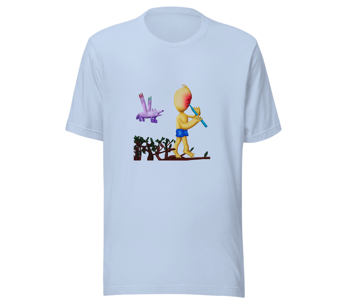 Josias Figueirido Shirt- Piri The Dreamer and Flying Coyote
