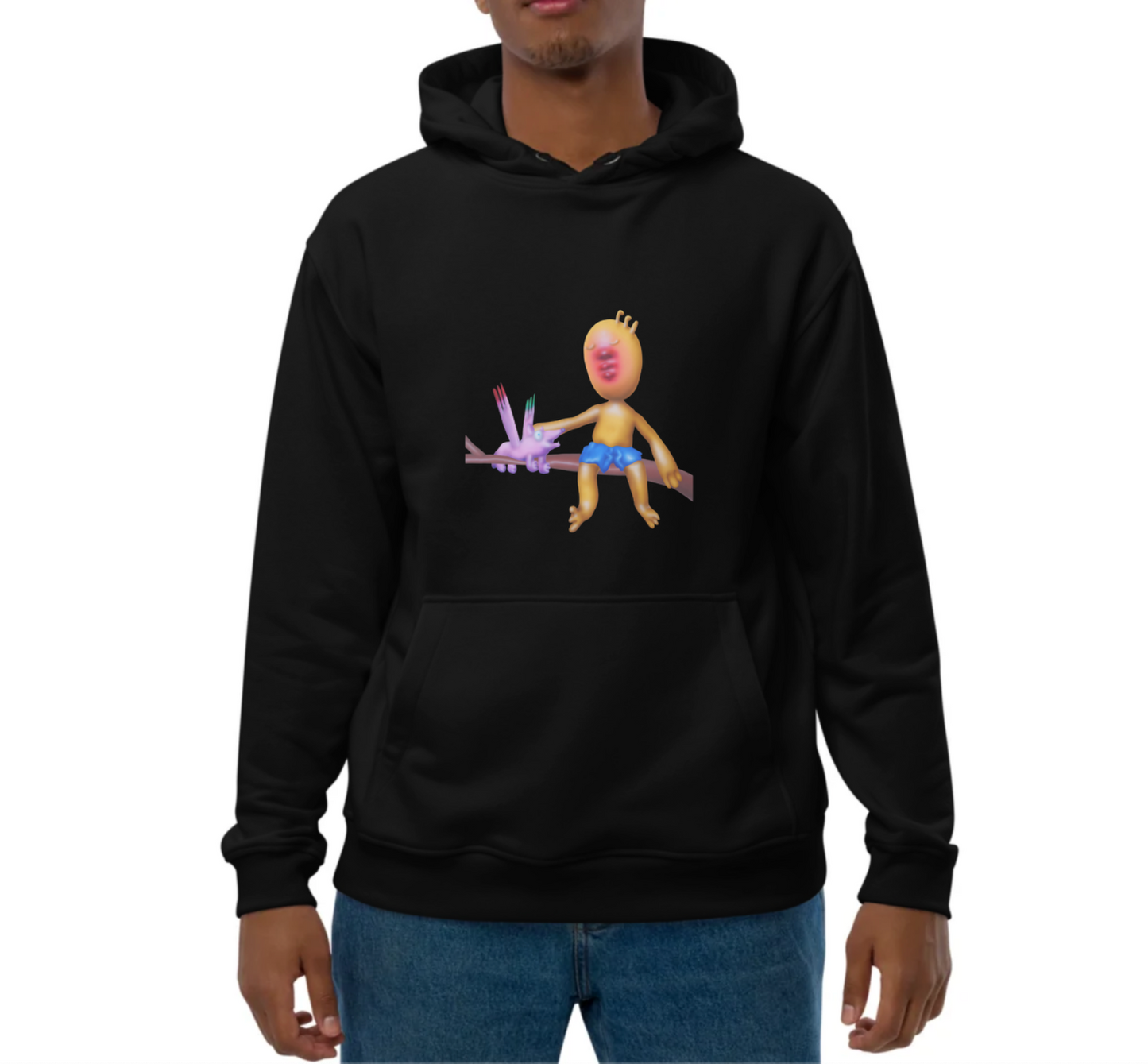 Josias Figueirido Hoodie- Piri The Dreamer and Flying Coyote