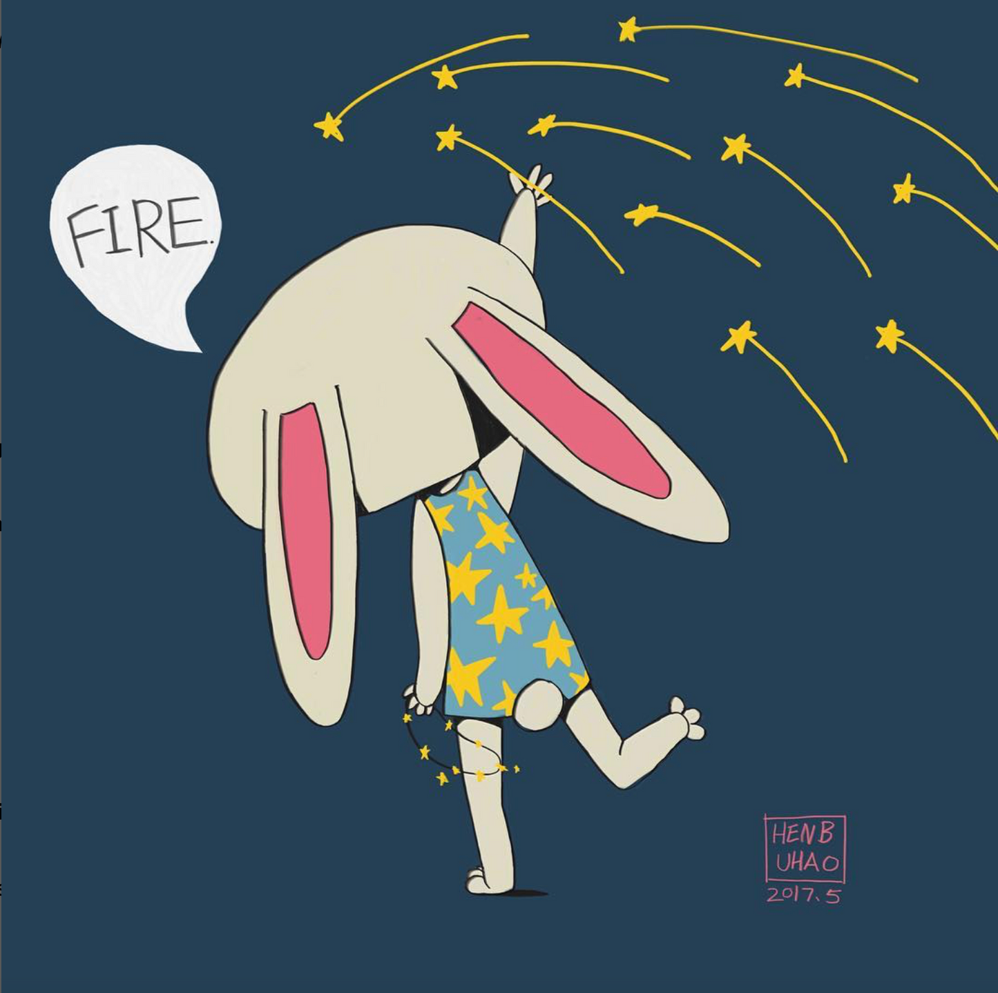 Henbuhao Poster: Fire
