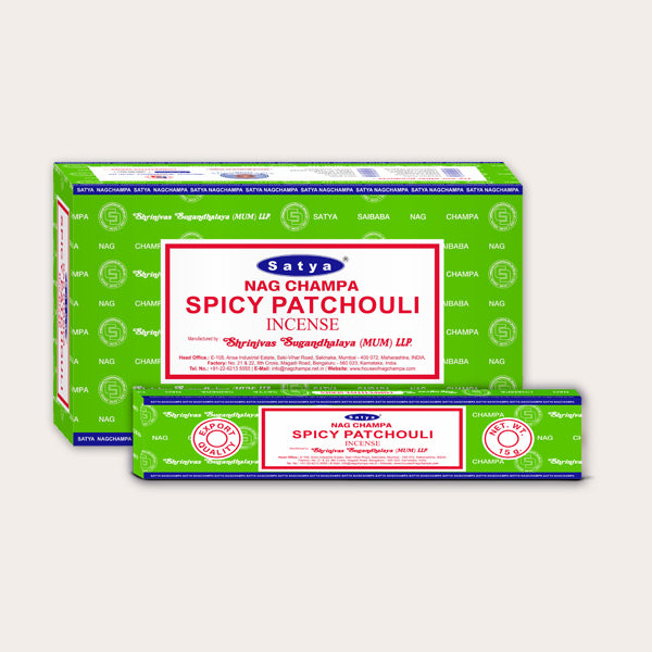 Satya Spicy Patchouli Incense