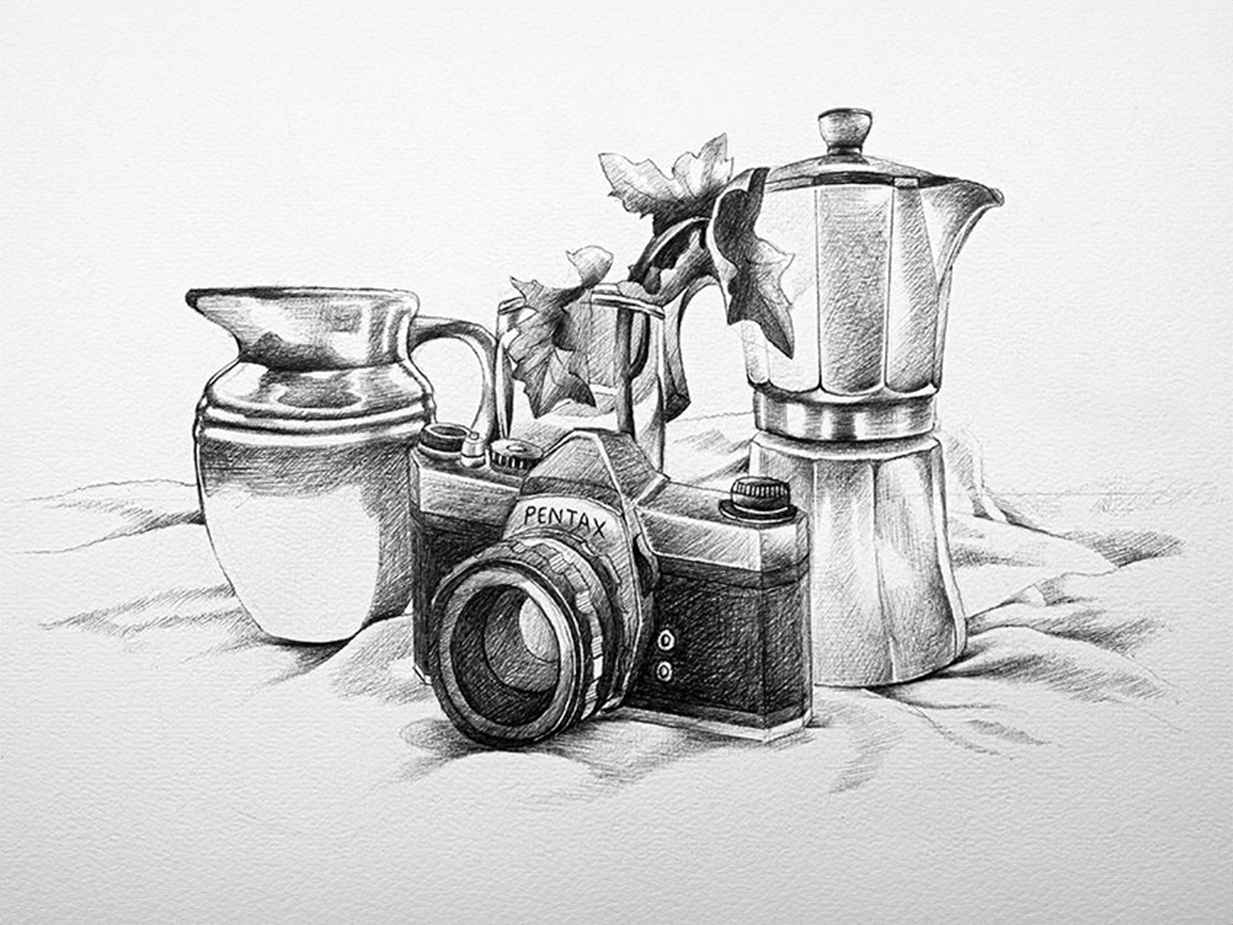 Still life pencil shading deals