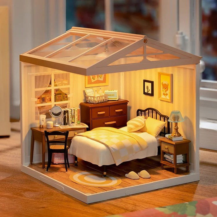 Sweet Dream Bedroom DIY Plastic Miniature House DW009