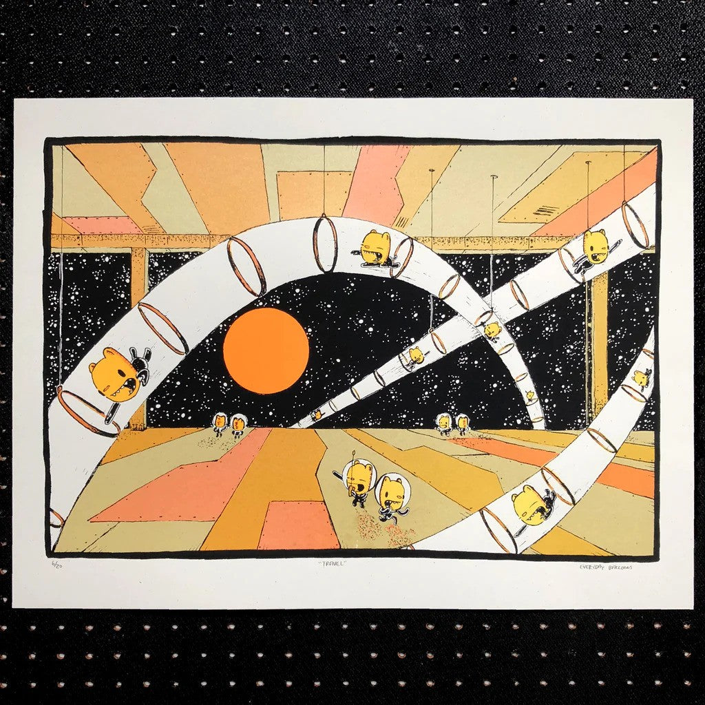 Travel, Screen Print by everyday balloons