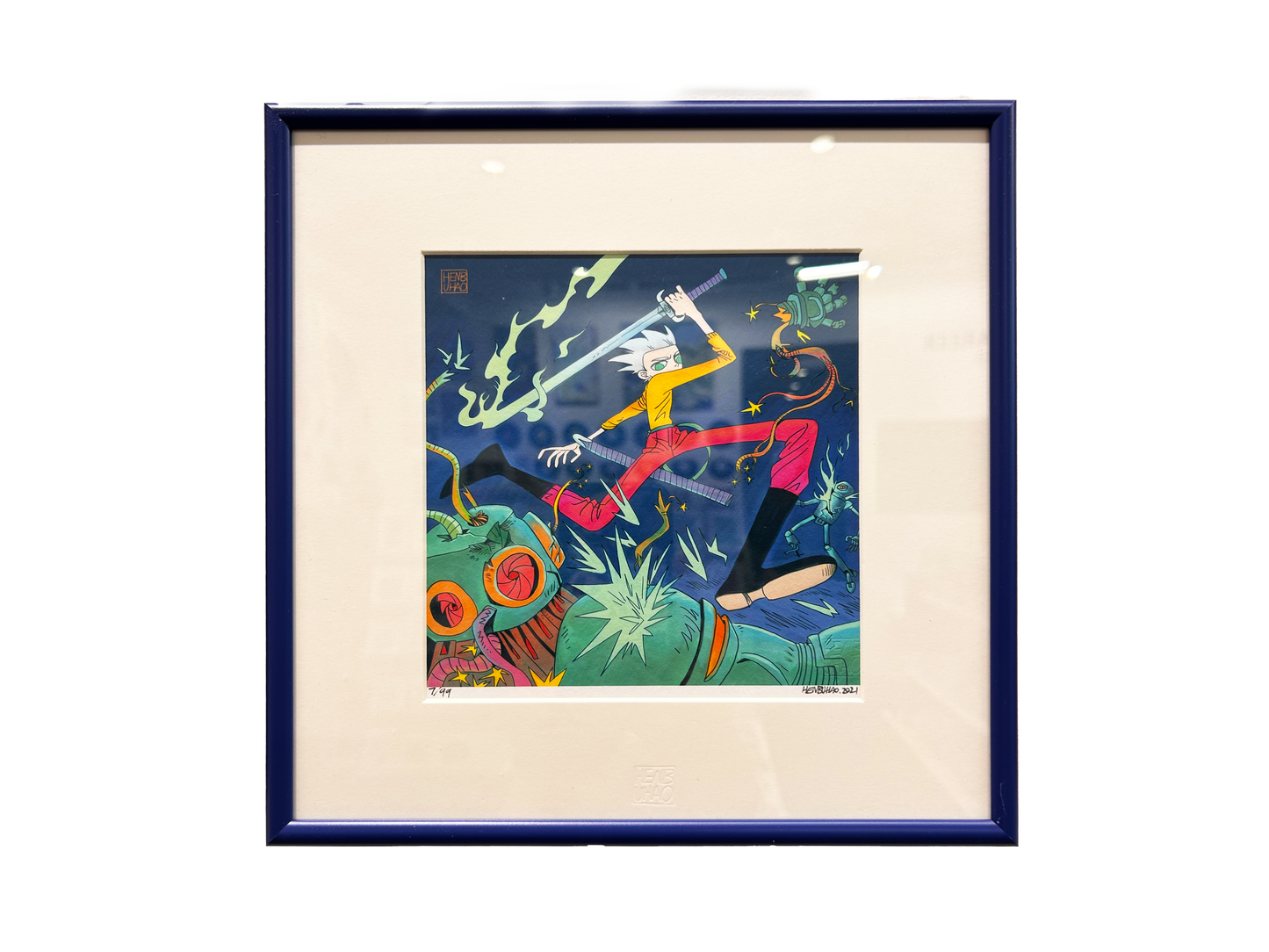 Space Fighter, Limited Edition Print by HENBUHAO