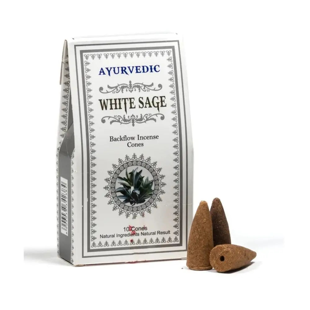 Incense Cone- Ayurvedic, White Sage