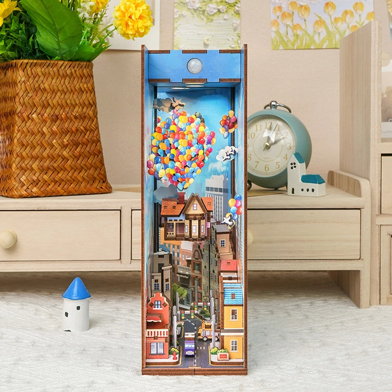 Diy Miniature House Book Nook Kit: Travel with the Wind