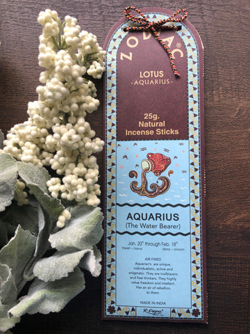 Zodiac Incense Stick: Aquarius