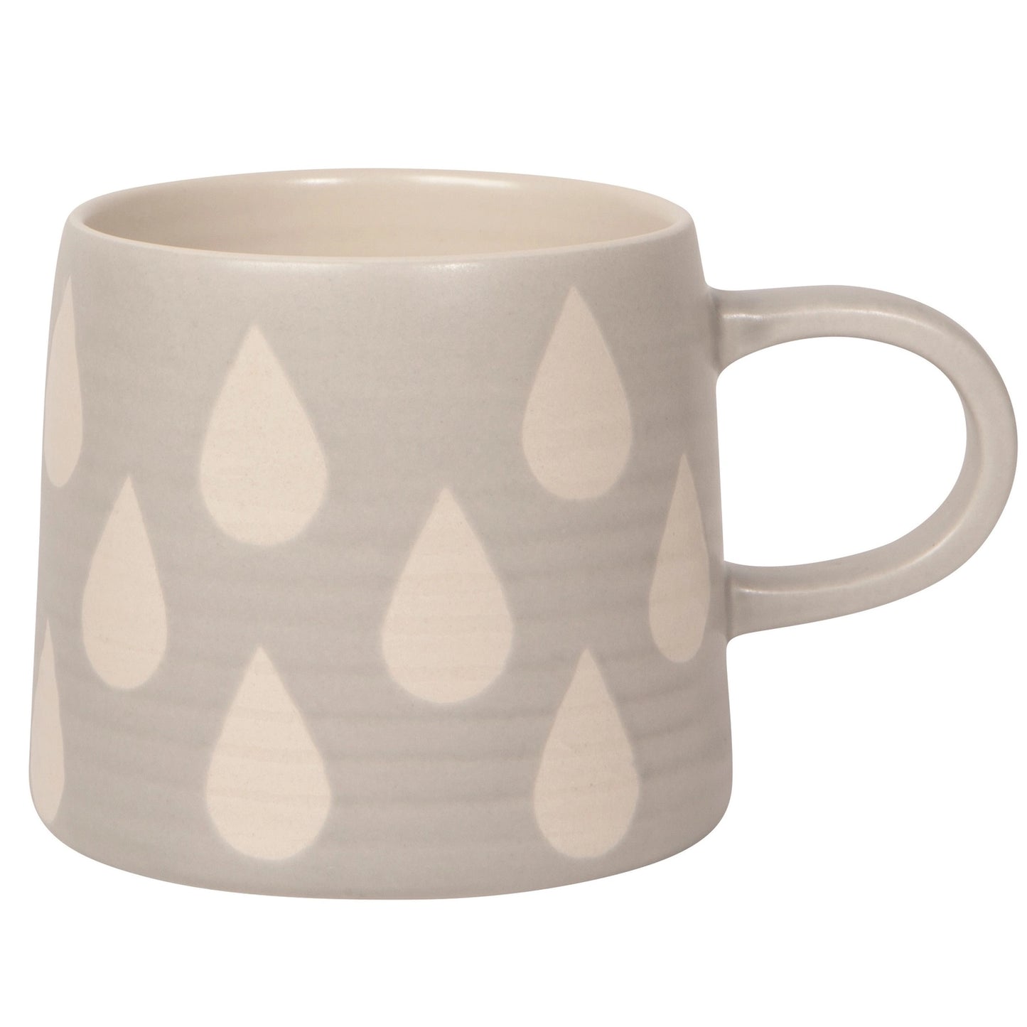Gray Imprint Ceramic Mugs 14 oz