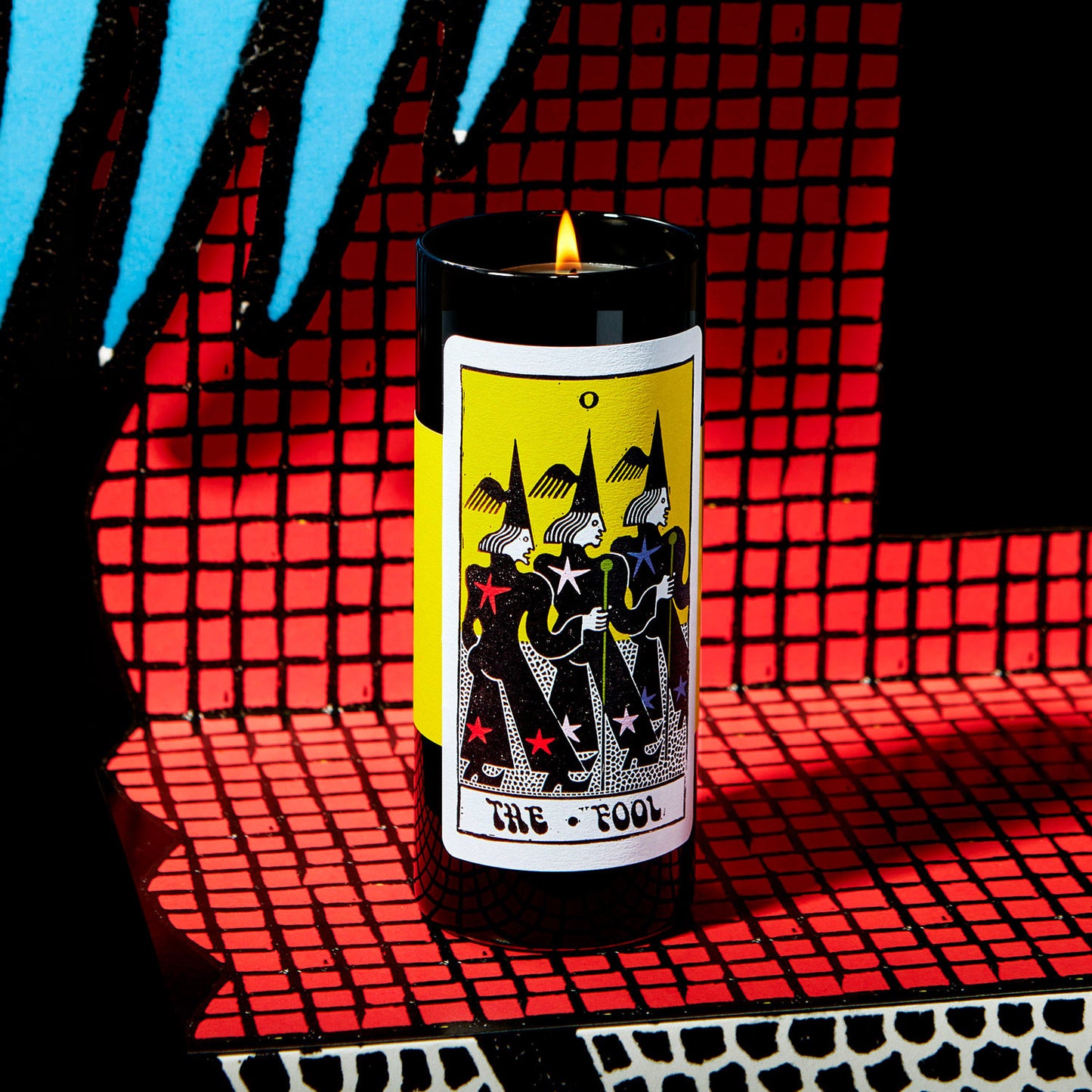 Tarot the Fool Candle - 6" Tall & 60 Hr Burn, Mint & Citrus